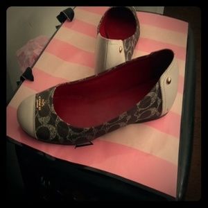 Gently used Coach brand flats